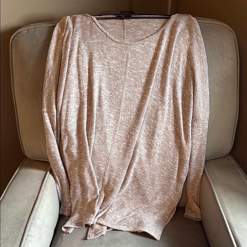 Grey Long Sleeve Top